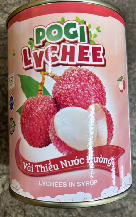 Vải thiều nước đường Vifoco 565g